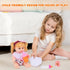 Set 7 Set CARANOVO Baby Doll Accessories Pcs Feeding and Caring with Magic Disappearing Bottles, Pacifier, Diapers
