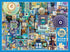 Cobble Hill 1000 Piece Puzzle - Rainbow Collection: Blue with Sample Poster Included