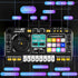 Johehe 12 8 4-8+ Rechargeable Kids DJ Mixer with LED Light Show & Karaoke Microphone - Interactive Music Toy with Sound