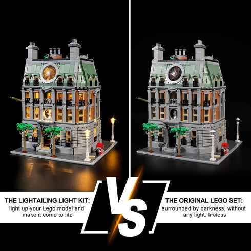 LIGHTAILING LED Light Kit for Lego-76218 Sanctum-Sanctorum - Compatible with Lego Building Blocks Model (Not Included)