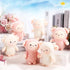 12 Pcs Cute Lamb Plush Bulk, 4.7 Inch Mini Sheep Stuffed Animal Keychain for Birthday Baby Shower Gifts