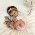 18 inch 3+ RXDOLL Cute Reborn Baby Dolls Silicone Full Body Girl Realistic Newborn Baby Girl Real Life Silicone Babies