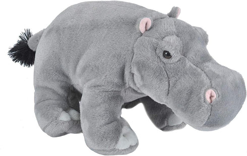 12 Inches,Multi Wild Republic Hippo Plush, Stuffed Animal, Plush Toy, Gifts for Kids, Cuddlekins