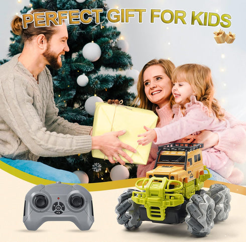 GMPAJHL Car,1:18 2.4GHz 4-12,WD 4+ Remote Control Off-road Monster Truck RC for Boys All Terrain Truck Remote Control