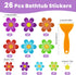 Cecliy 26 Pcs Non Slip Bathtub Stickers, Cute Daisy Shower Floor Non Slip Stickers for Safety Bathroom Tubs Shower
