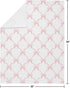 30x36in Sweet Jojo Designs Soft Baby Blanket (Pink Bows) for Girls, Infant, Newborns, Toddler - Stroller Swaddle
