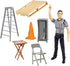 Wrestling Referee Action Figure & Accessory Set for Wrestling Action Figures