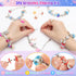 Charm Bracelet Making Kit, Art Supplies for Girls Age 6-8, Friendship Bracelet Kit with Rings for Kids Toys