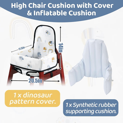 100% BALAPET Resuable Waterproof High Chair Cover with Back Support for Restaurant, Baby Chair Protector Cover