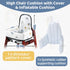 100% BALAPET Resuable Waterproof High Chair Cover with Back Support for Restaurant, Baby Chair Protector Cover