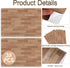 Furbeko 35 Pcs Miniature Dollhouse Wallpaper Self-Adhesive Mini DIY Floorboards Wall Paper Real Life DIY Decoration