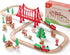 SainSmart Jr. Wooden Train Set 50 Pcs Train Set - Toy Train