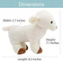 Kulumi (3+), My Little Lamb - Singing Lamb w/Audio Bible, Stories and Songs Musical Stuffed Animal for Baby Christian