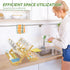 Msoesticc.dl DSVENROLY Baby Bottle Drying Rack Foldable Vertical Bamboo Milk Bottle and Accessories Organizer for Busy
