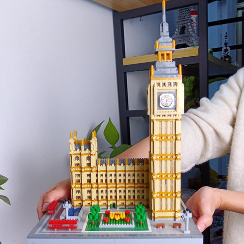 London Big Ben Famous Architecture Micro Mini Building Blocks Crafted Replica, Leisure and Entertainment Toys