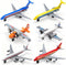 QUANA Airplane Toys, 6 Pack Metal Plane Pull Back Toy Airplanes for