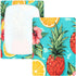 Bseiialft 52 28 Pineapple Fruit Teal Crib Sheets for Boys Girls Soft and Breathable Cotton Baby Sheets for Standard
