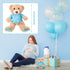 Lenwen 5 Pcs Cute Plush Toy Baby Shower Bear Stuffed Decorations, 14 Inch Stuffed Bear Plush Dolls in Bulk for Boys