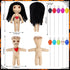 12 Set 2 10 7.87 Inch Jenaai Pcs Voodoo Doll Include Pcs Creepy Dolls with Pcs Skull Pins Soft Halloween Scary Creepy
