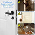 XLIUAX 2 Pack Child Proof Door Lock, Door Handle Baby Proof Doors Locks for Kids Safety Child Doors Knob Covers Lever