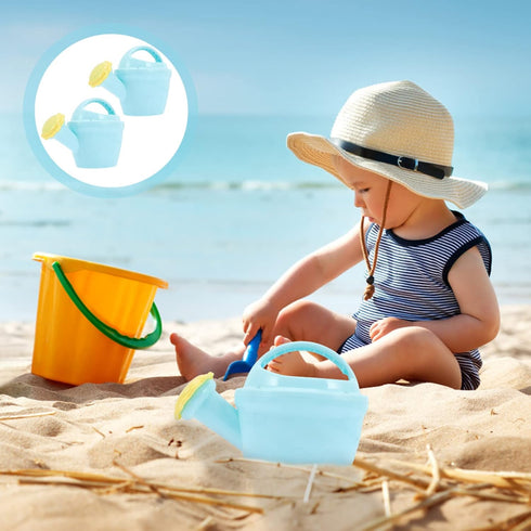 STOBOK Watering Can, 2pcs Toy Watering Can with Handle for Gardening and Beach Sand Play