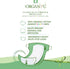 100% 20 Count Organyc Certified Organic Cotton Baby Diaper Liner for Sensitive Skin, Fits All Brands and Sizes Diapers