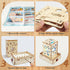 STEM Toys Wooden Building Kit for Kids Ages 8-12, Physics Science Wood Craft Set for DIY Projects