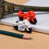 18Pcs Motorcycle Erasers for Kids, 3D Mini Motorbike Vehicle Puzzle Take Apart for Party Favors and Classroom Rewards