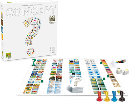 Concept Party Game | Award-Winning Team-Based Guessing Board Game for Adults and Kids | 4-12 Players