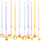 Nuanchu 10 Pcs Toy Straps for Baby, Silicone Set Pacifier Clip, Applies