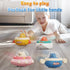 Dinosaur Toy Cars for Toddlers 1-3, 4 Pack Press and Go Cars for 6-12-18 Months, 1 Year Old Boy Gifts
