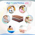 6 Pack 20 10 Inch 6 Irenare Muslin Burp Cloths Cotton Baby Burping Rags Large x Layers Spit up Rags Soft Absorbent