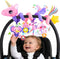 Musical Car Seat Toy for Babies 0-12 Months Girl, 5-in-1 Sensory Activity