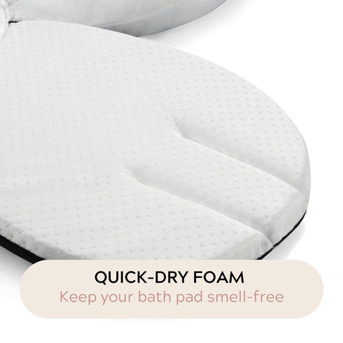PandaEar Baby Bath Pad for Newborn, Soft Panda Cushion Mat for Sink Bathtub Essentials Shower Gift