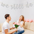 Glitter Silver We Still Do Banner, Wedding Anniversary Sign - Engaged Vow Renewal Party Decoration