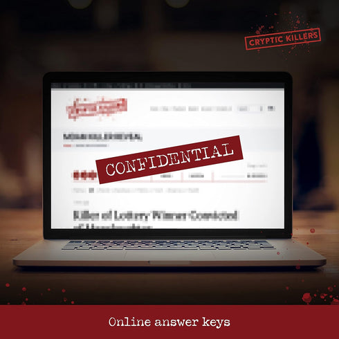 Unsolved Murder Mystery Game - Cold Case Files Investigation - CRYPTIC KILLERS - Solve the Crime