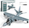 Lucky Doug STEM Building Projects Model Airplane Jet Set - Building Toys