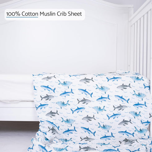 100% 28 52 1 Pack LollyBanks Fitted Crib Sheets for Boys, Soft Cotton Baby Boy Sheet, Fits Standard Size Mattress in x