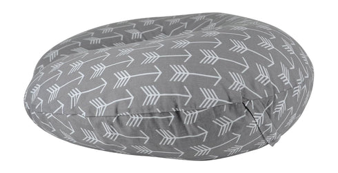 Adorology Nursing Pillow Slipcover (Cover ONLY) for Boppy, Gray Arrow Design, Pillow NOT Included, Fits Standard