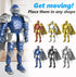 (6 Packs) Knight Action Figures, Medieval Action Figures,Knight Armor Action Figure,Multi-Jointed Movable Robot
