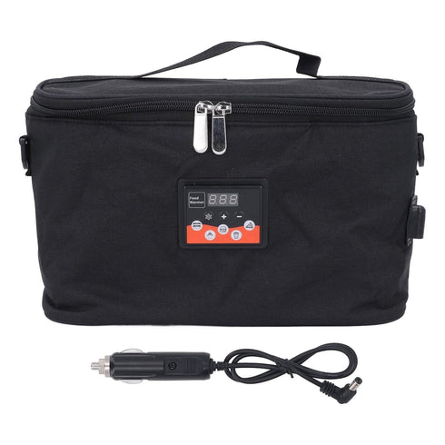 Portable Car Baby Bottle Warmer with Digital Display Screen, Adjustable Temperature Milk Heater Bag Food Warmer Bag