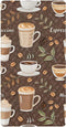 CZXW Coffees Pattern Crib Sheets Fitted 52" x 28" Natural Cotton Soft &