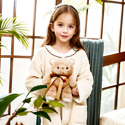 uoozii 12" Non-Shedding Weighted Stuffed Animals - 2 Pounds Microwavable Teddy Bear Plush Pillow Gift for Kids & Adults