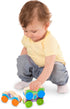 (3 Melissa & Doug First Play Wooden Animal Stacking Cars pcs)