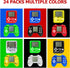24Pcs Video Game Party Favors for Kids, Arcade Video Game Keychain, Bulk Party Supplies