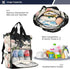 SUABO Backpack Baby Diaper Bag Love Rose Large Bag Waterproof Travel Diaper Bags for Moms and Dads