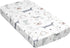 Sweet Jojo Designs Dog Boy Girl Unisex/Gender Neutral Baby Satin Fitted Crib Sheet Infant Newborn Nursery Toddler Bed