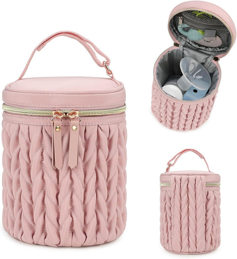 Vmohuyktx 2 8oz Premium Insulated Thermal Bottle Bag for Milk Storage Capacity Holds Bottles Fabric Materials Wine Bag