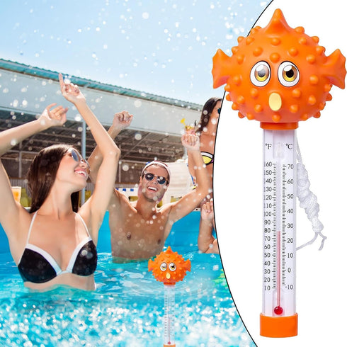 Generic Swimming Summer Pool Temp Meter - Floating Easy Read Waterproof - Spa Temperature Meter for Hot Tub,for Gym