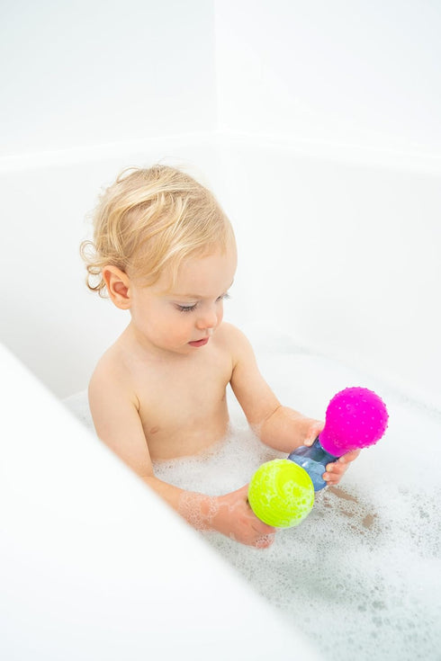 Mobi Skwooshlz Baby Bath Toys - Silicone Water Squeeze Bulbs, BPA Free, Easy to Clean (Pack of 2)